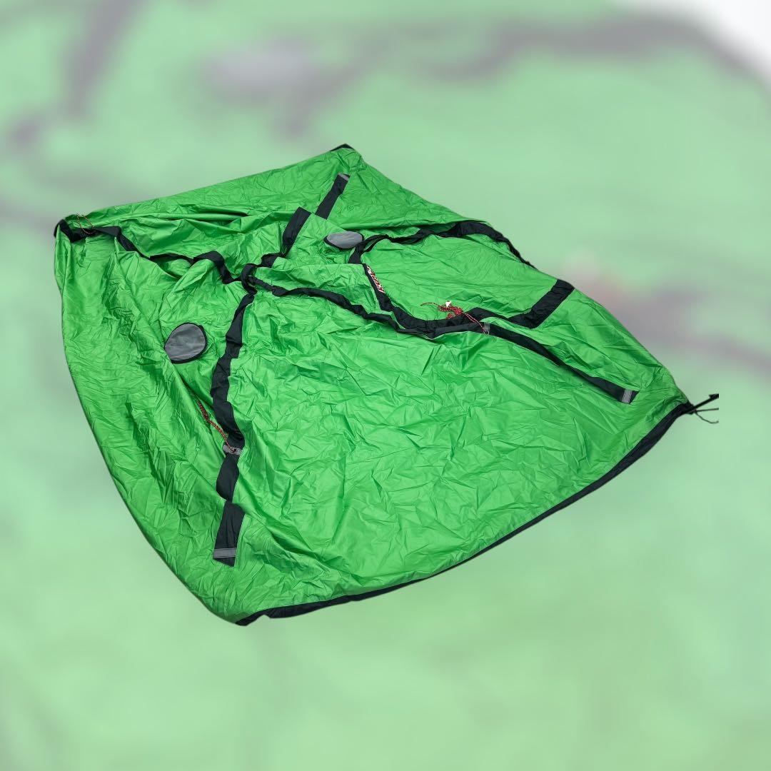 8718.ヘリテイジ 山岳テント マキシムX 2-3人用 グリーン