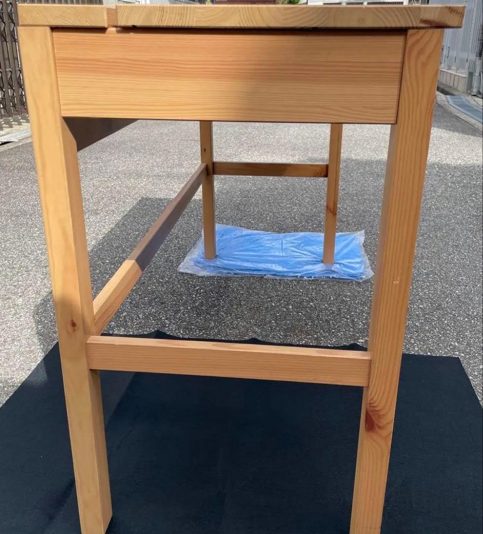 HEMNES デスク 120x47 cm パソコンディスク