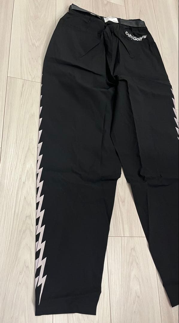 CPH GOLF THUNDER STRIPES パンツ【M】 【BLACK】-オンライン