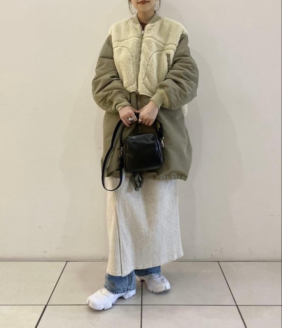 《ドラマ着用》ADAM ET ROPÉ MA-1 ボアロングコート F