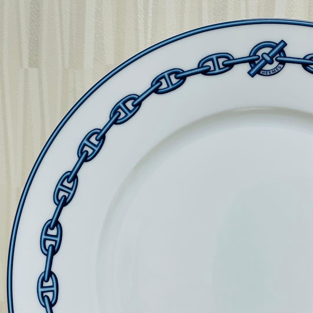 HERMES エルメス シェーヌダンクル 大皿 ディナープレート 27.5cm
