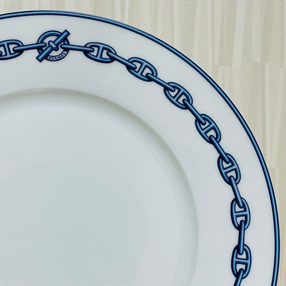 HERMES エルメス シェーヌダンクル 大皿 ディナープレート 27.5cm