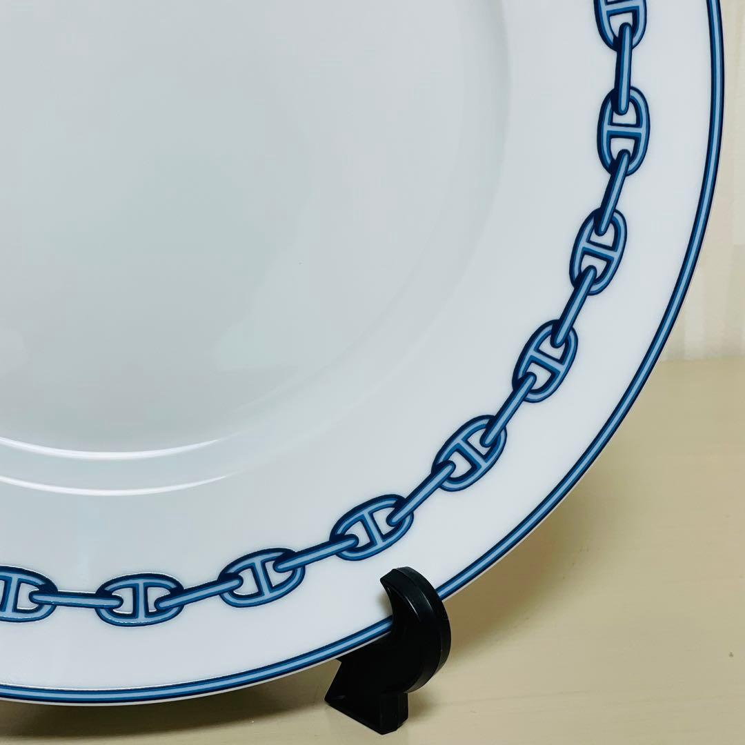 HERMES エルメス シェーヌダンクル 大皿 ディナープレート 27.5cm