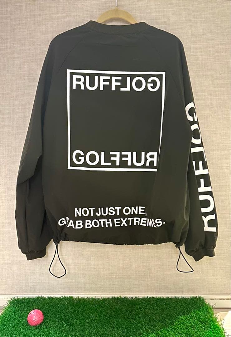 【新品】RUFFLOG ラフロッグ ピステ・ウィンドブレーカー（S/カーキ）