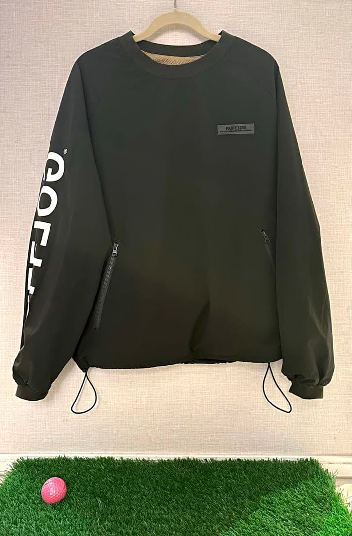 【新品】RUFFLOG ラフロッグ ピステ・ウィンドブレーカー（S/カーキ）