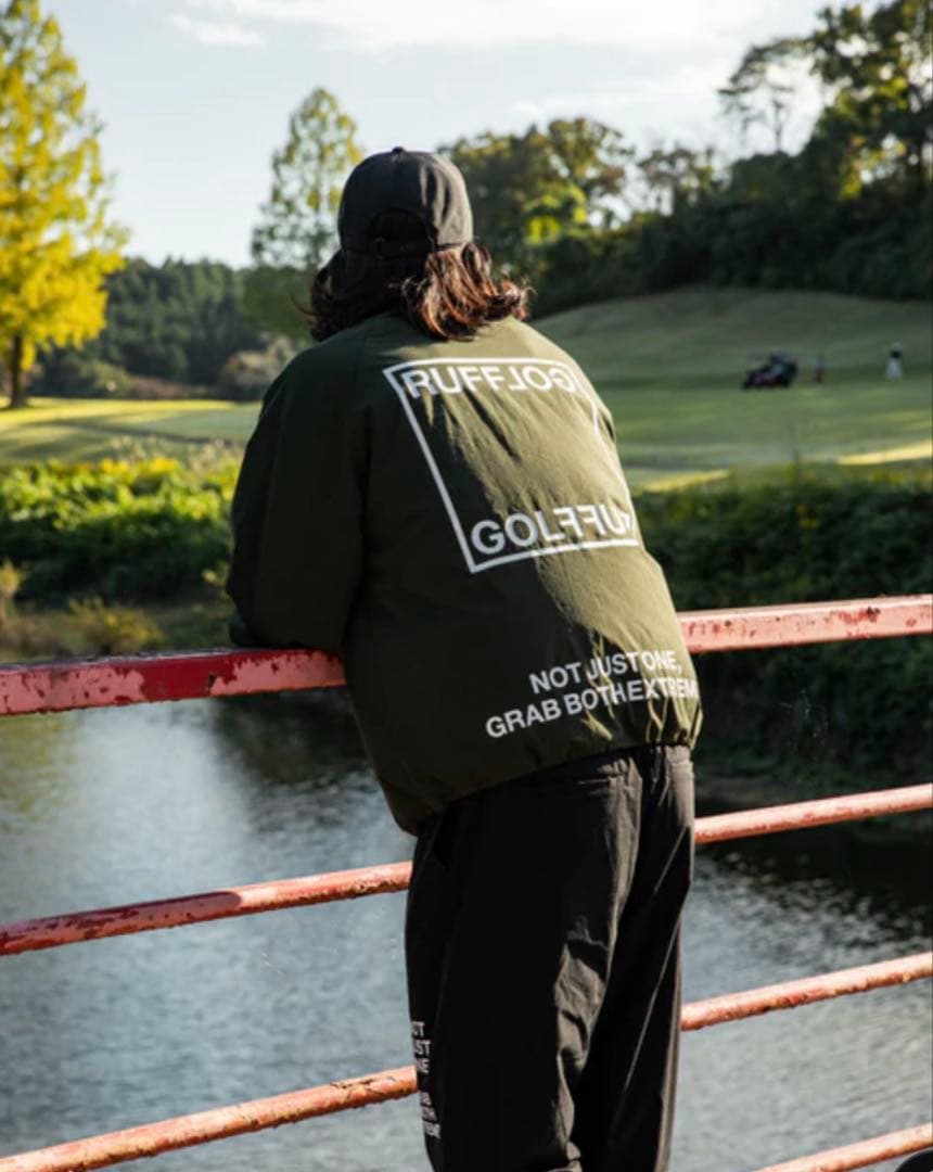 【新品】RUFFLOG ラフロッグ ピステ・ウィンドブレーカー（S/カーキ）