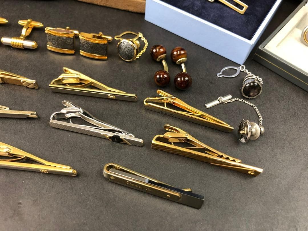 S*a様 ダンヒル・オメガ・ウエッジウッド・セリーヌ他　タイピン・カフスまとめ