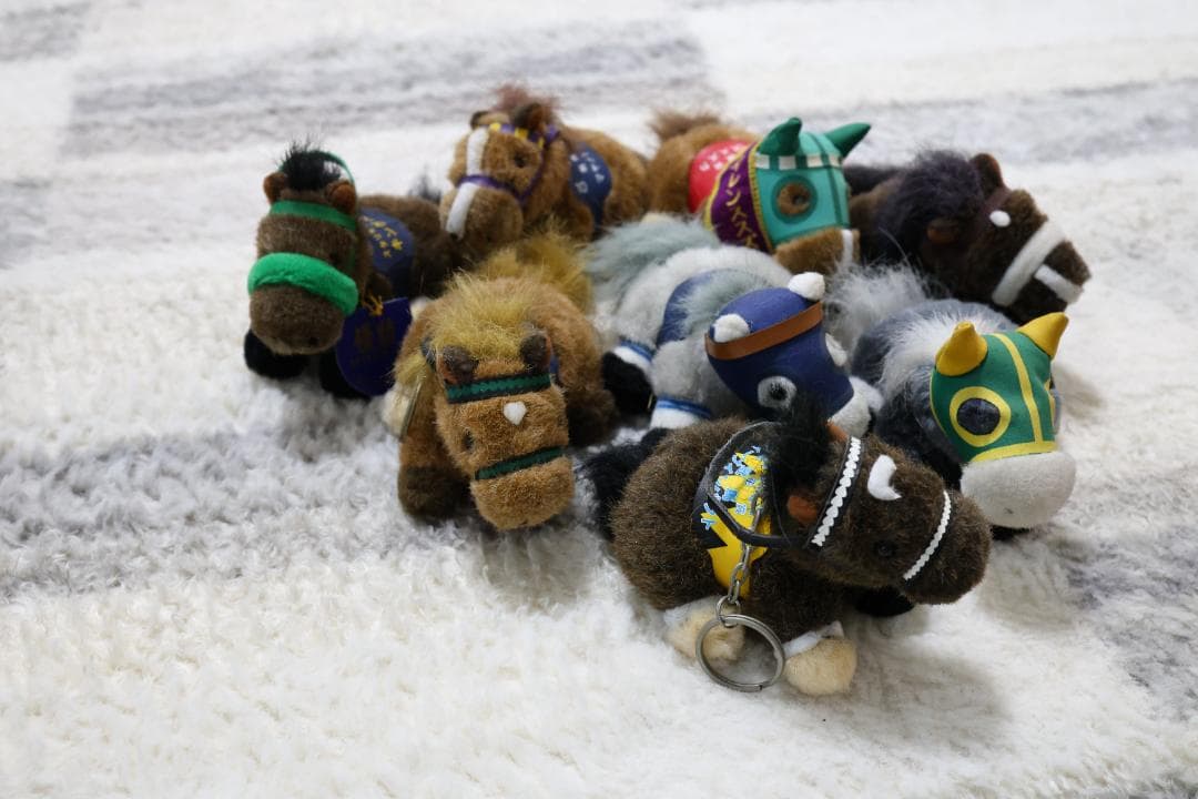 サイレンススズカ ほか キーホルダーぬいぐるみ 8体セット