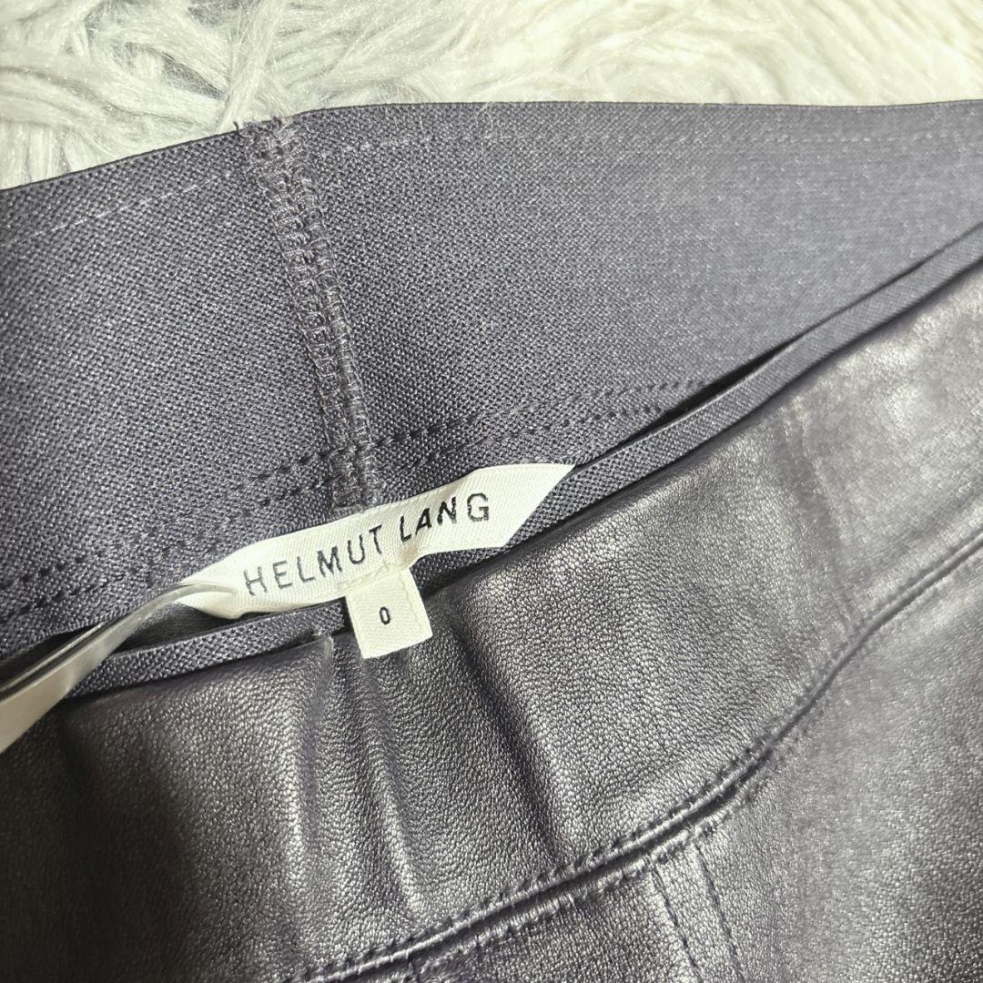 モ*モ様 HELMUT LANG ヘルムートラング レザー パンツ スキニー レ