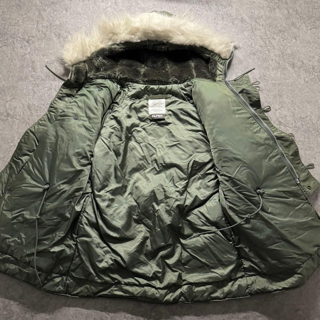 たつさん確認用ページ80s alpha フライトジャケットn-3bM旧タグ3本線