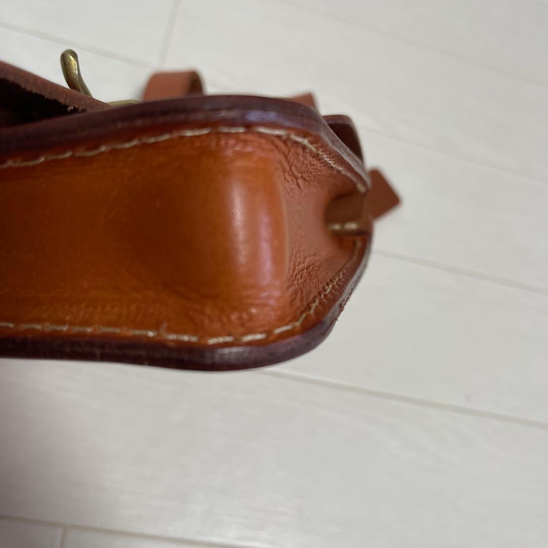 ☆美品☆ HERZ ヘルツ スタンダードベルトポーチ ヌメ革　オールレザー