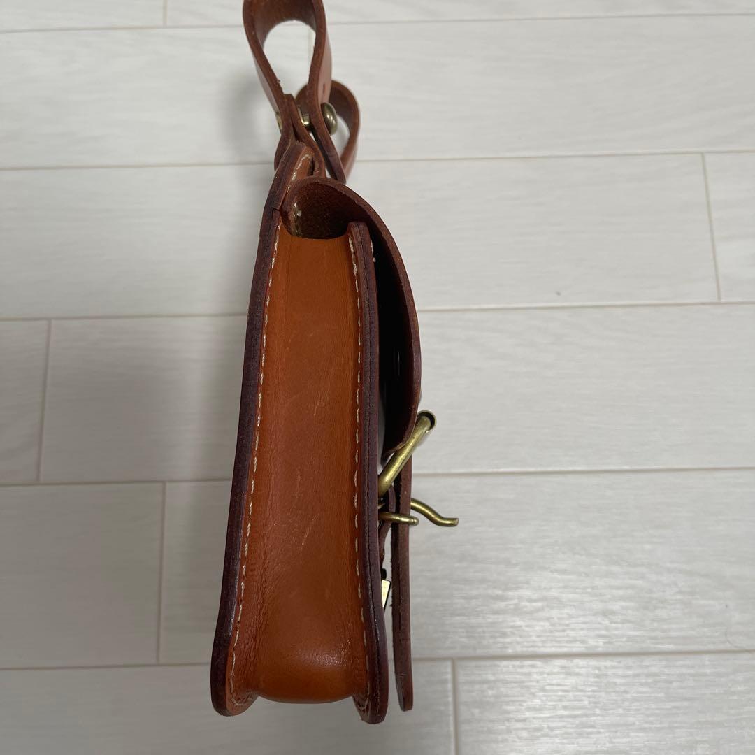 ☆美品☆ HERZ ヘルツ スタンダードベルトポーチ ヌメ革　オールレザー