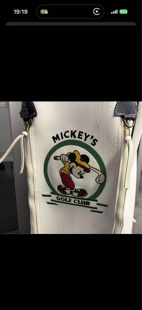 激レア！総本革！ペルディングMICKEY`S ミッキー キャディバック