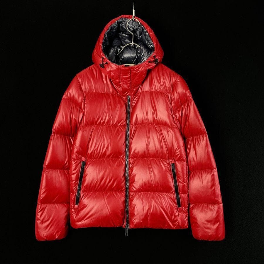 新品 D DOT DUE MILANO35 ハイネックダウンジャケット レッド