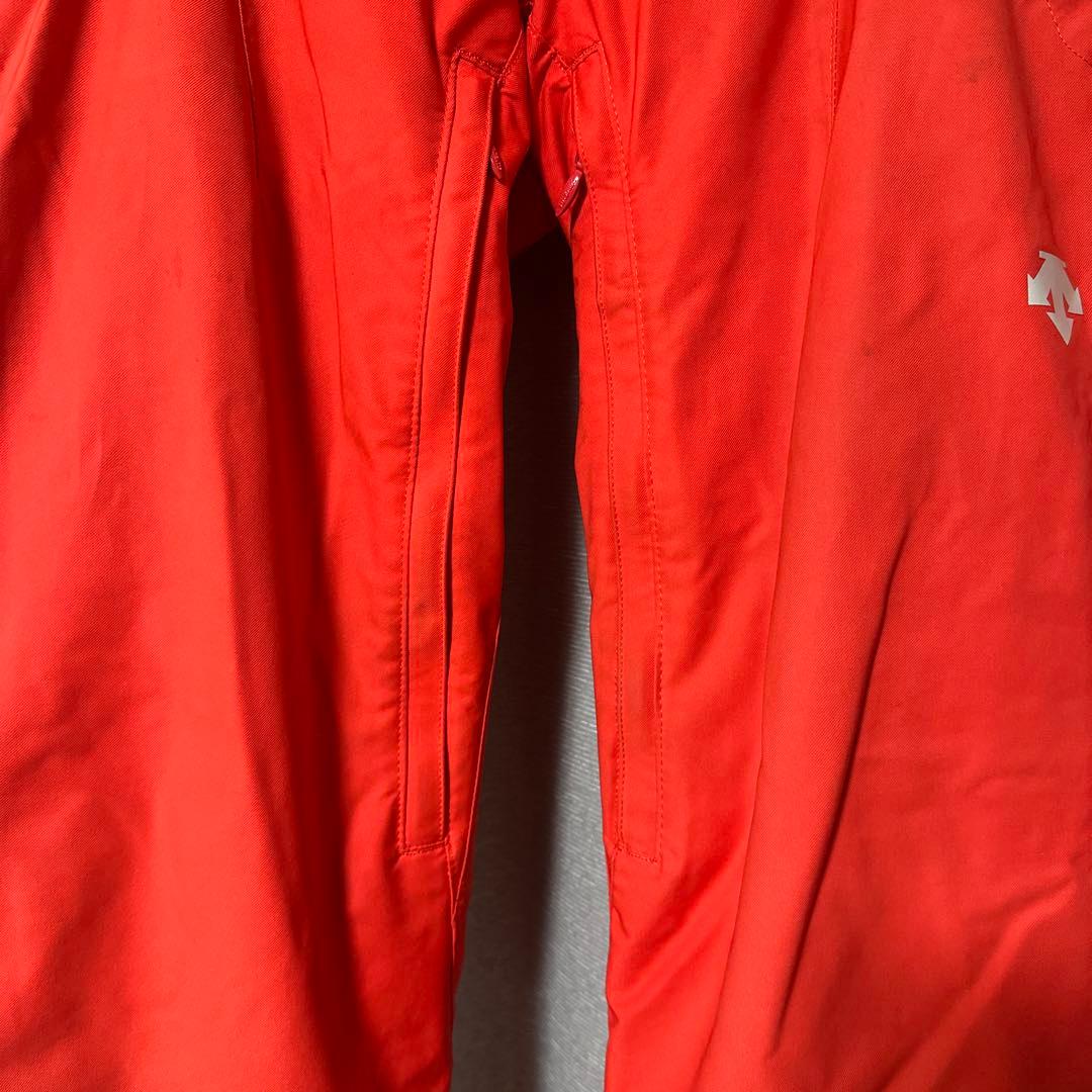 DESCENTE メンズ　M スキーウェア　上下セット　赤　スノボー