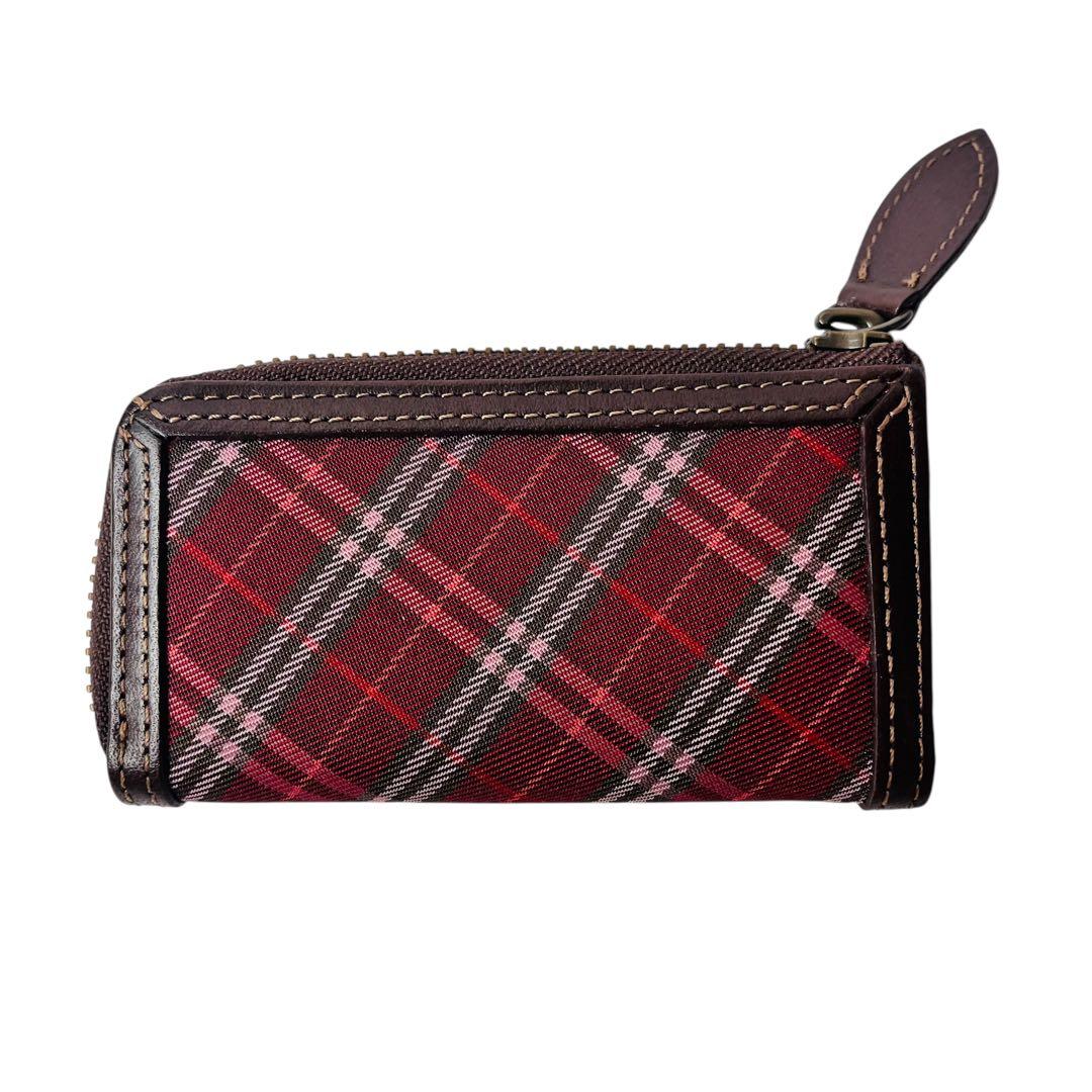 BURBERRY BLUE LABEL キーケース ノバチェック ホースロゴ