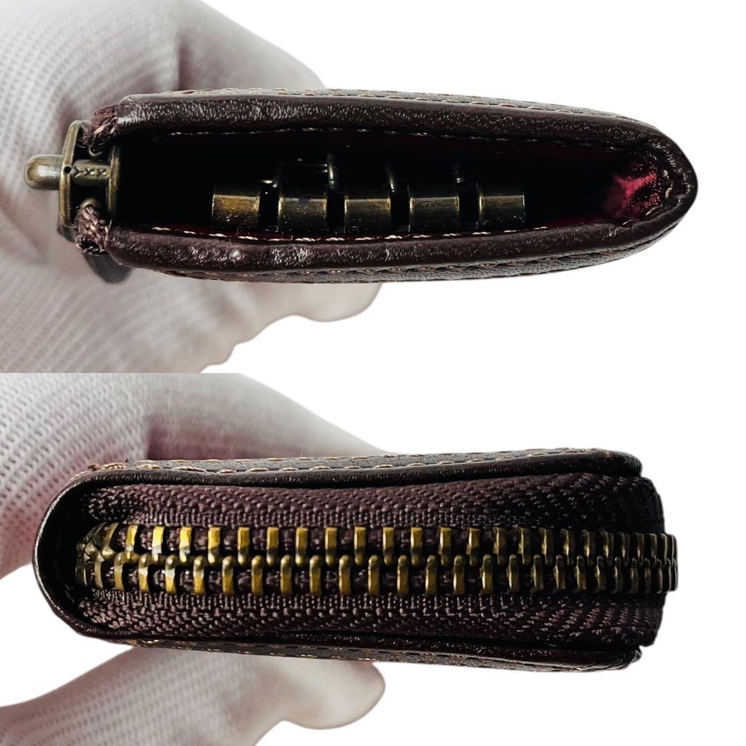 BURBERRY BLUE LABEL キーケース ノバチェック ホースロゴ