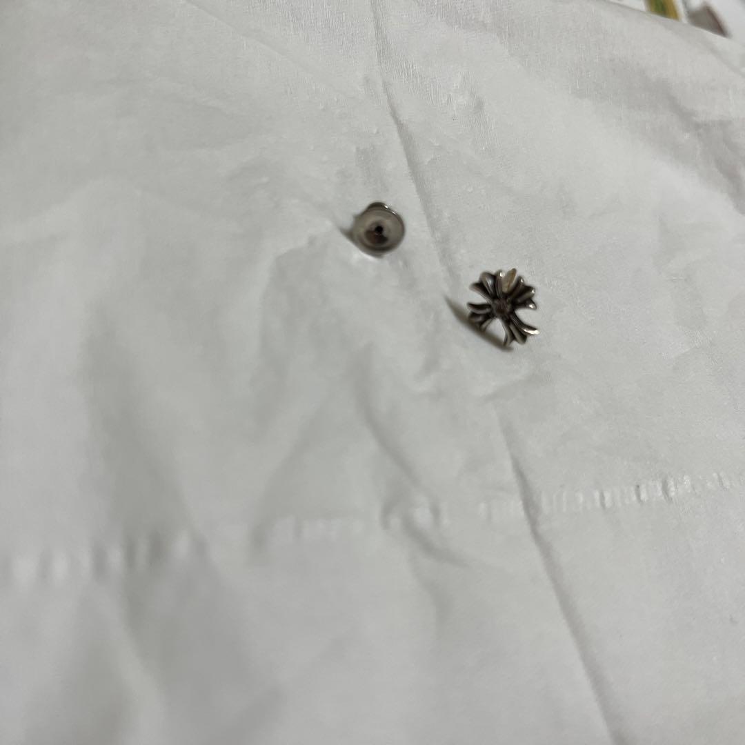 クロムハーツ　CHCRSDIACHクロススタッドピアスW／1ダイア