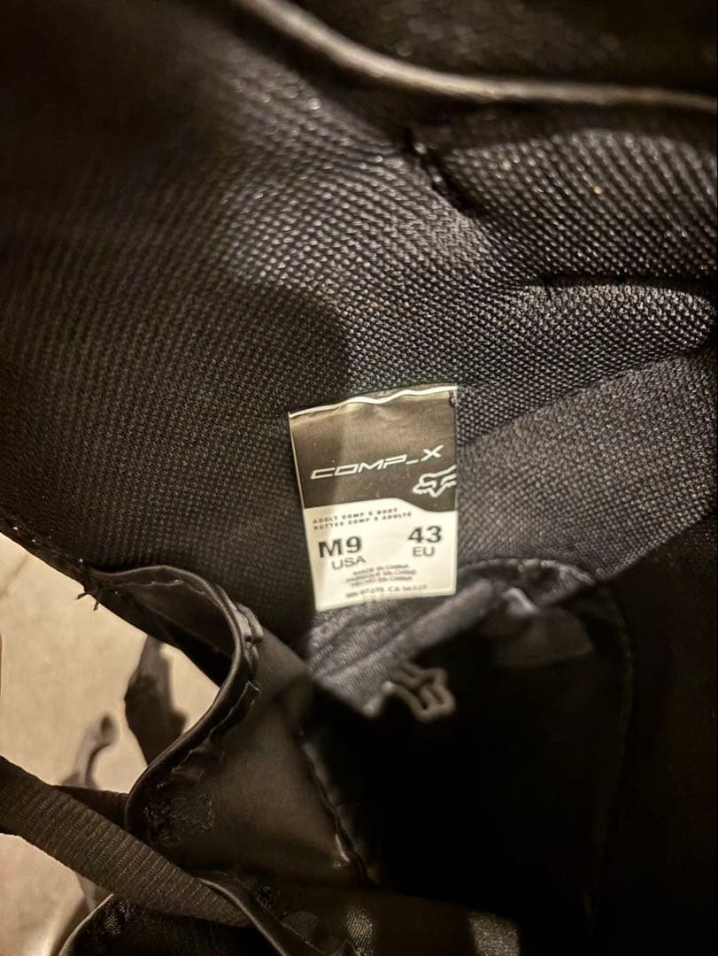 FOX/フォックス/COMP-X/オフロードブーツ サイズM9、43