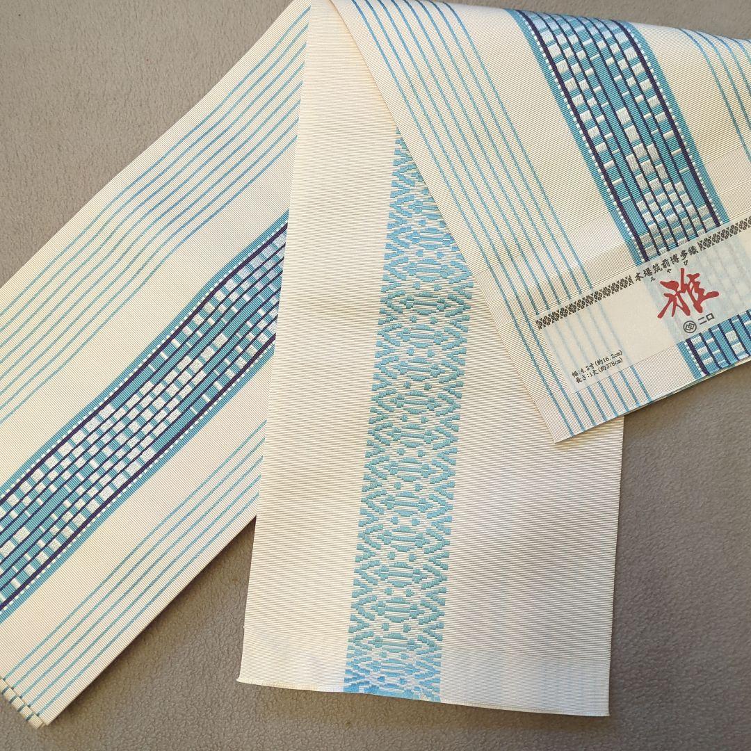 大幅値下 正絹博多織 半巾帯 3