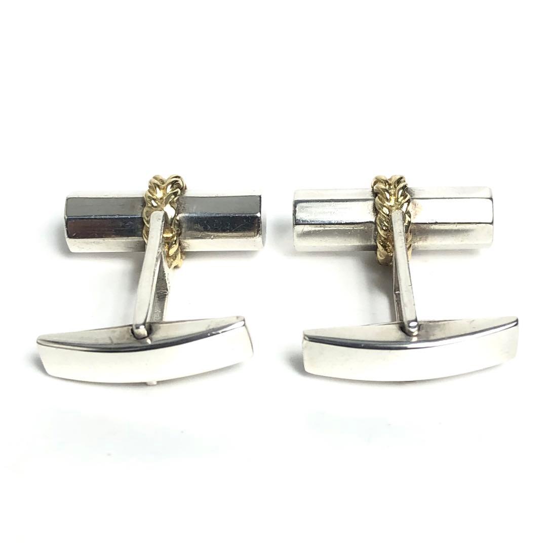 Tiffany ティファニー カフス 750×925 メンズ コンビ YG×SV - メルカリ