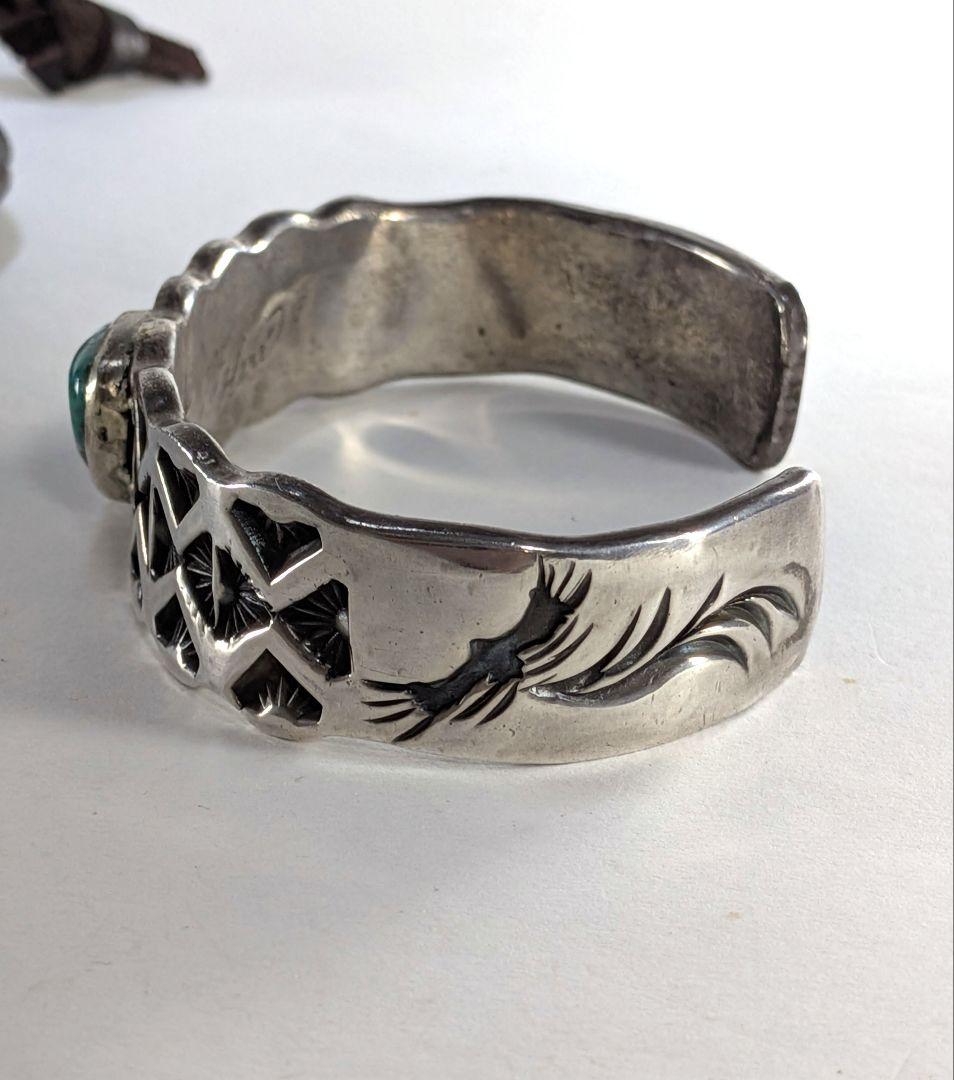 ビッグハンド　ターコイズバングル