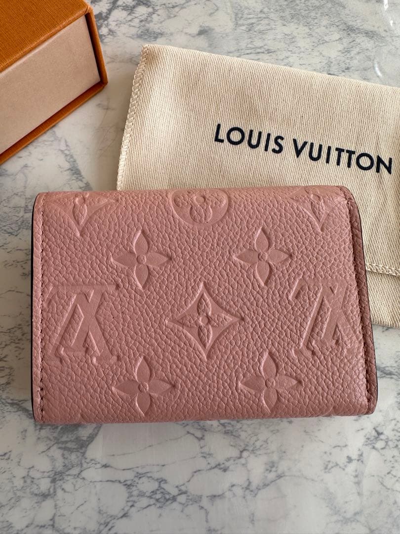 ルイヴィトン ポルトモネロザリ ミニ財布 コインケース ピンク - メルカリ