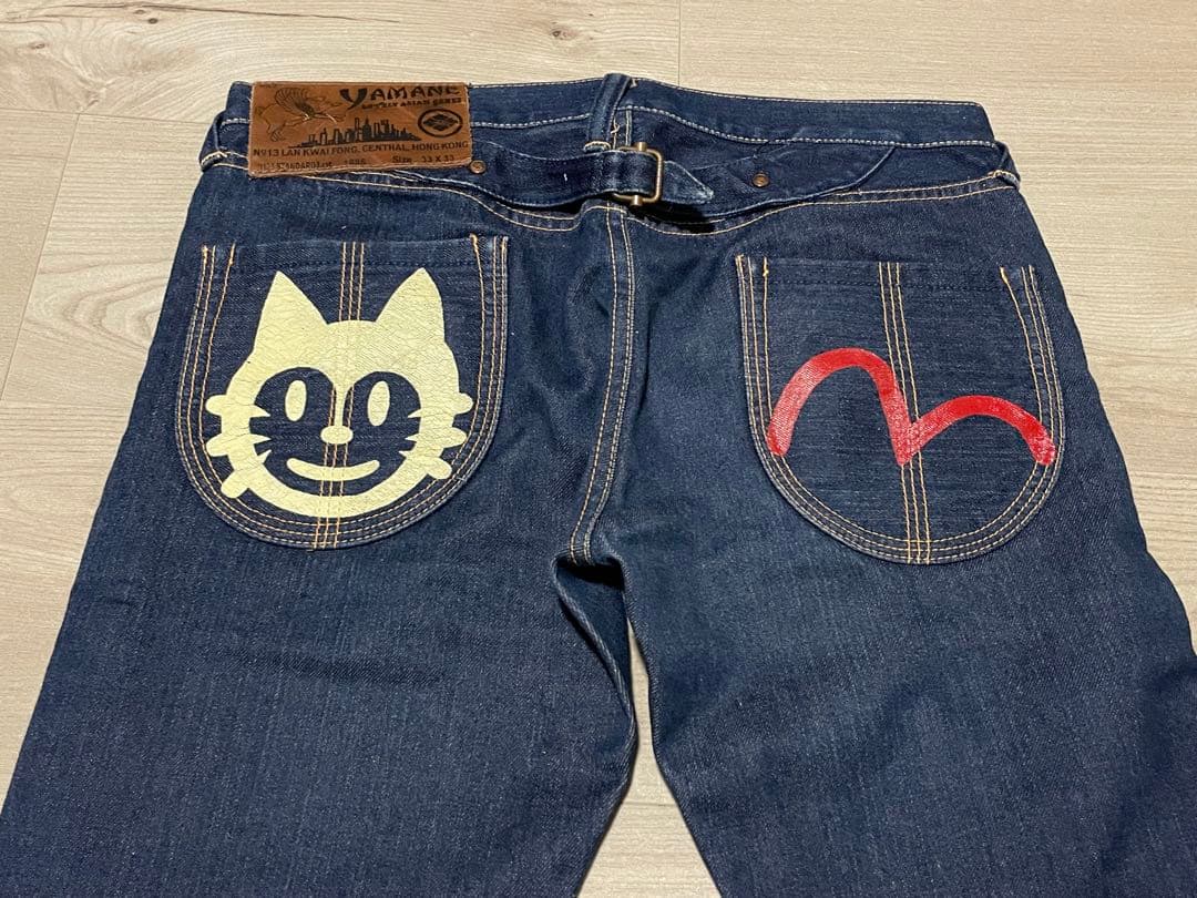 サイズ33 キッキー 赤カモメ 1986 青耳 濃紺 美品 エヴィス エビス