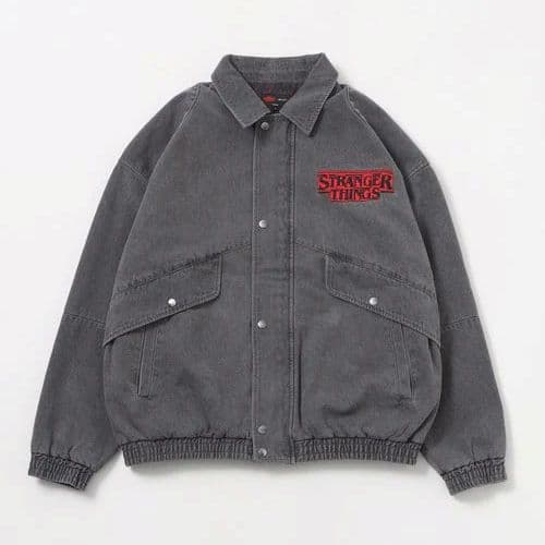 М STRANGER THINGS コラボデニムブルゾン チャコール