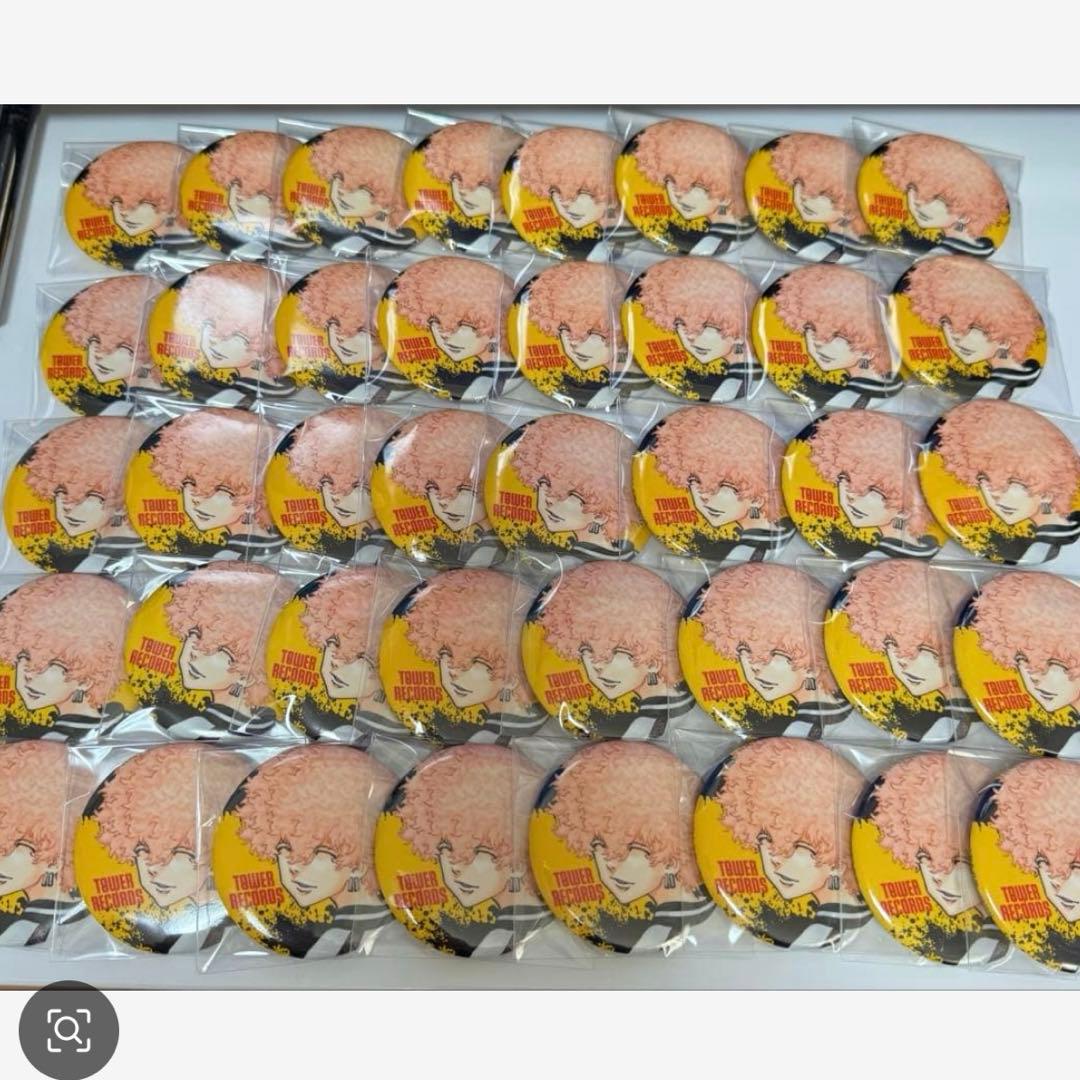 河田ナホヤ タワレコ缶 缶バッジ - メルカリ