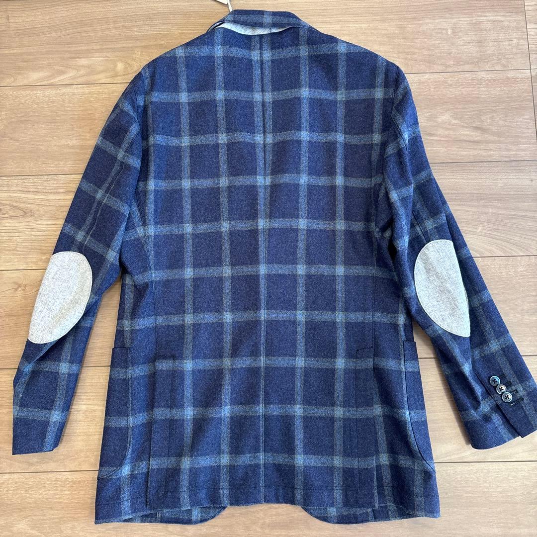 【新品】L.B.M.1911 ネイビーチェック ジャケット size\"46R\"