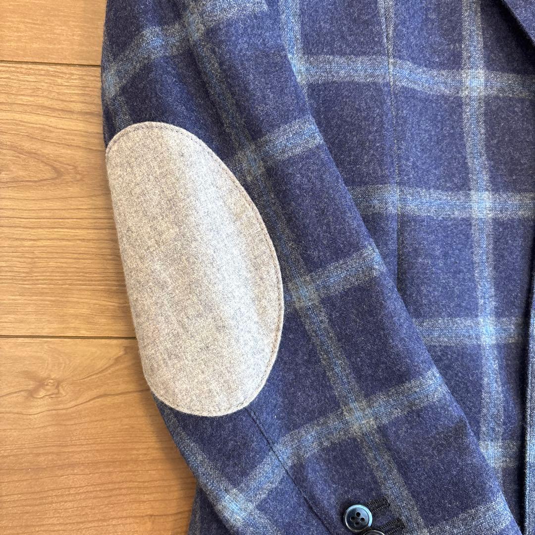 【新品】L.B.M.1911 ネイビーチェック ジャケット size\"46R\"