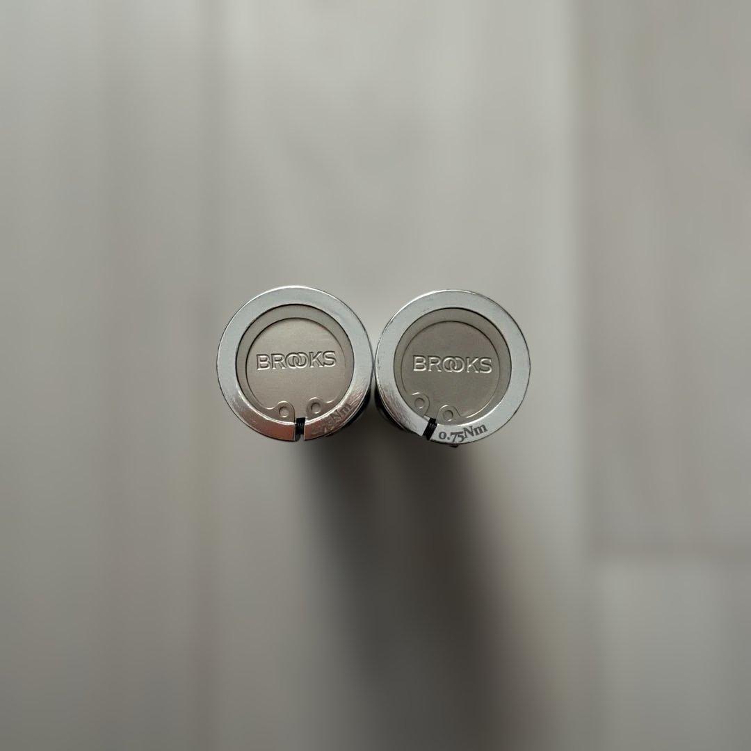 パーツ BROOKS slender leather grip (black)