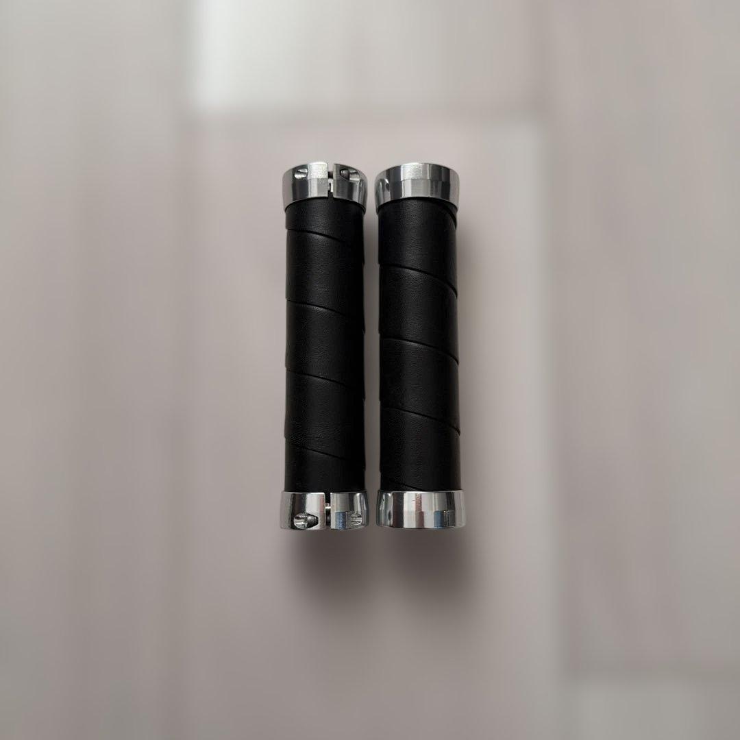 パーツ BROOKS slender leather grip (black)