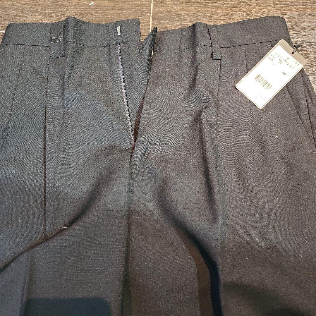 レア品　80's BALENCIAGA　スラックス　黒色　新品