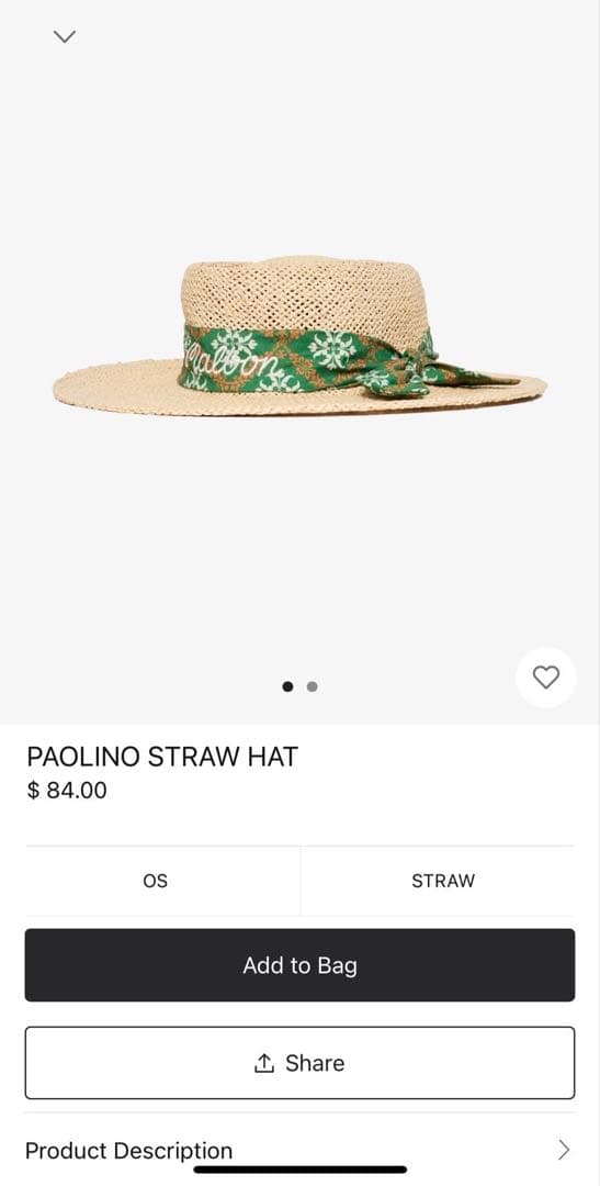 最終値下げ‼️「PAOLINO STRAW HAT」（Malbon Golf） - メルカリ