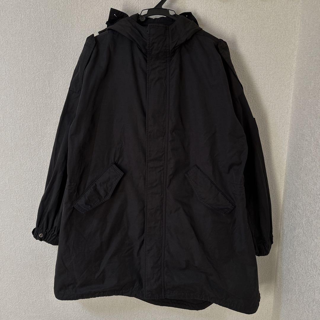 ヒステリックグラマー ギターガール ナイロンジャケット モッズコート フード付き