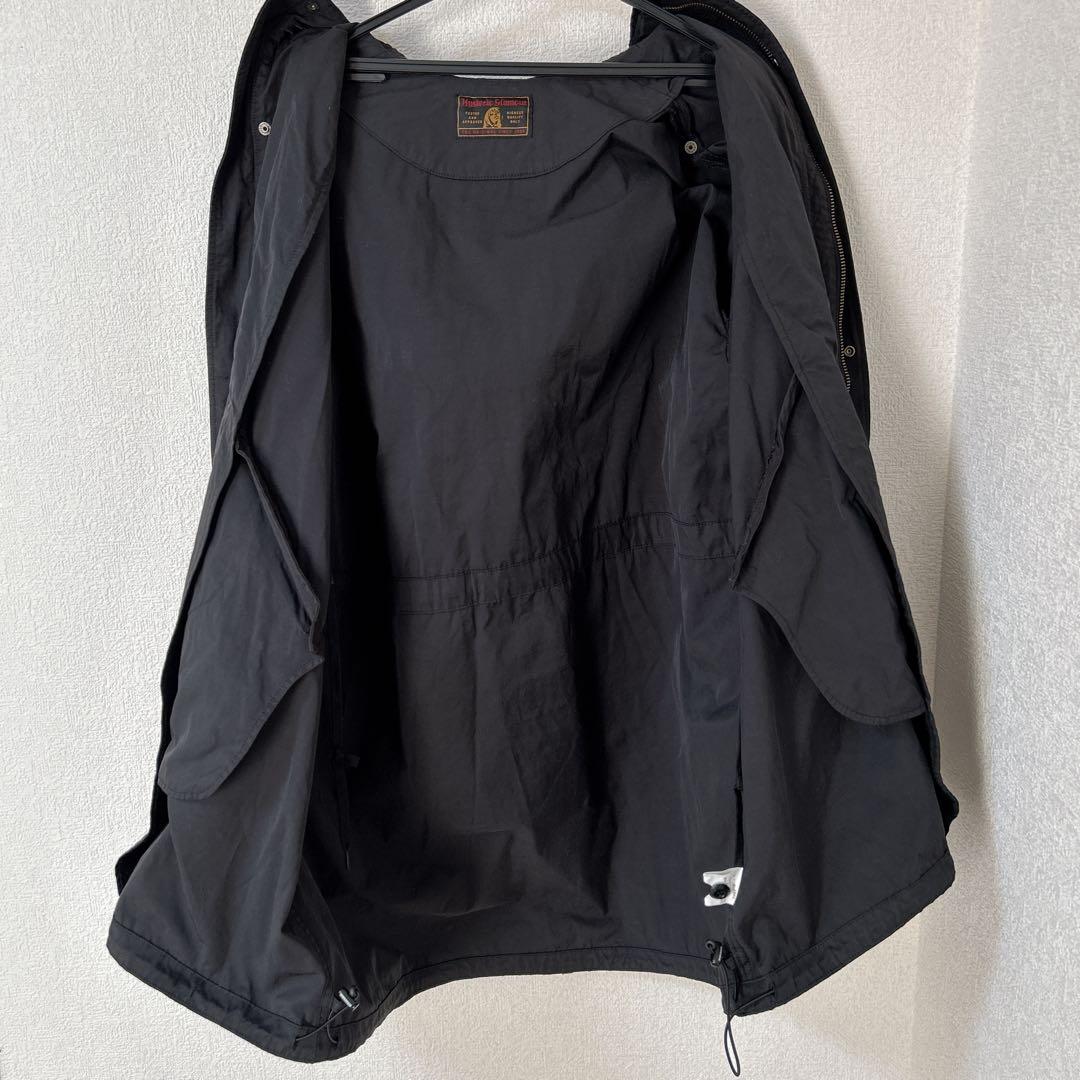 ヒステリックグラマー ギターガール ナイロンジャケット モッズコート フード付き