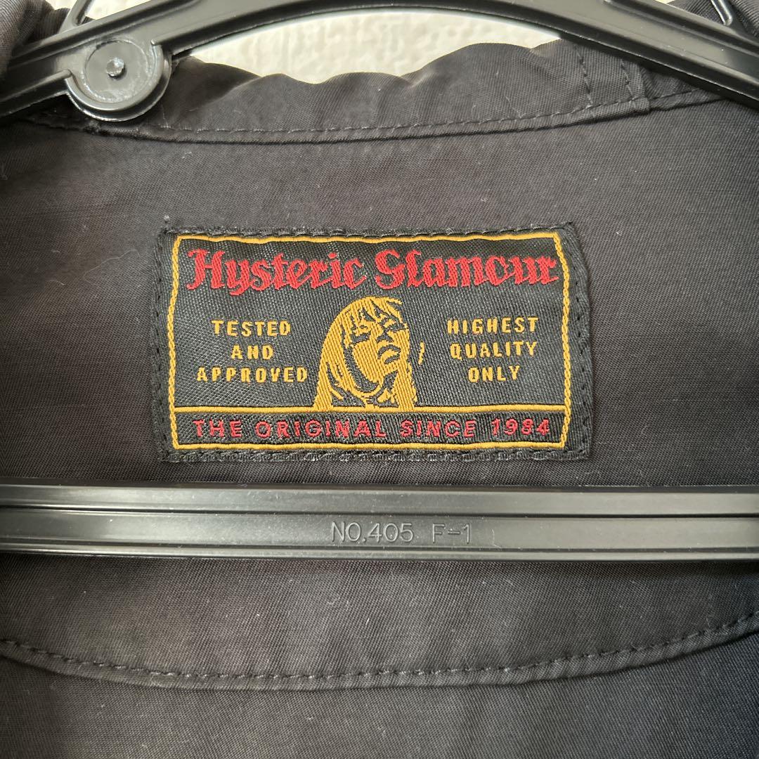 ヒステリックグラマー ギターガール ナイロンジャケット モッズコート フード付き