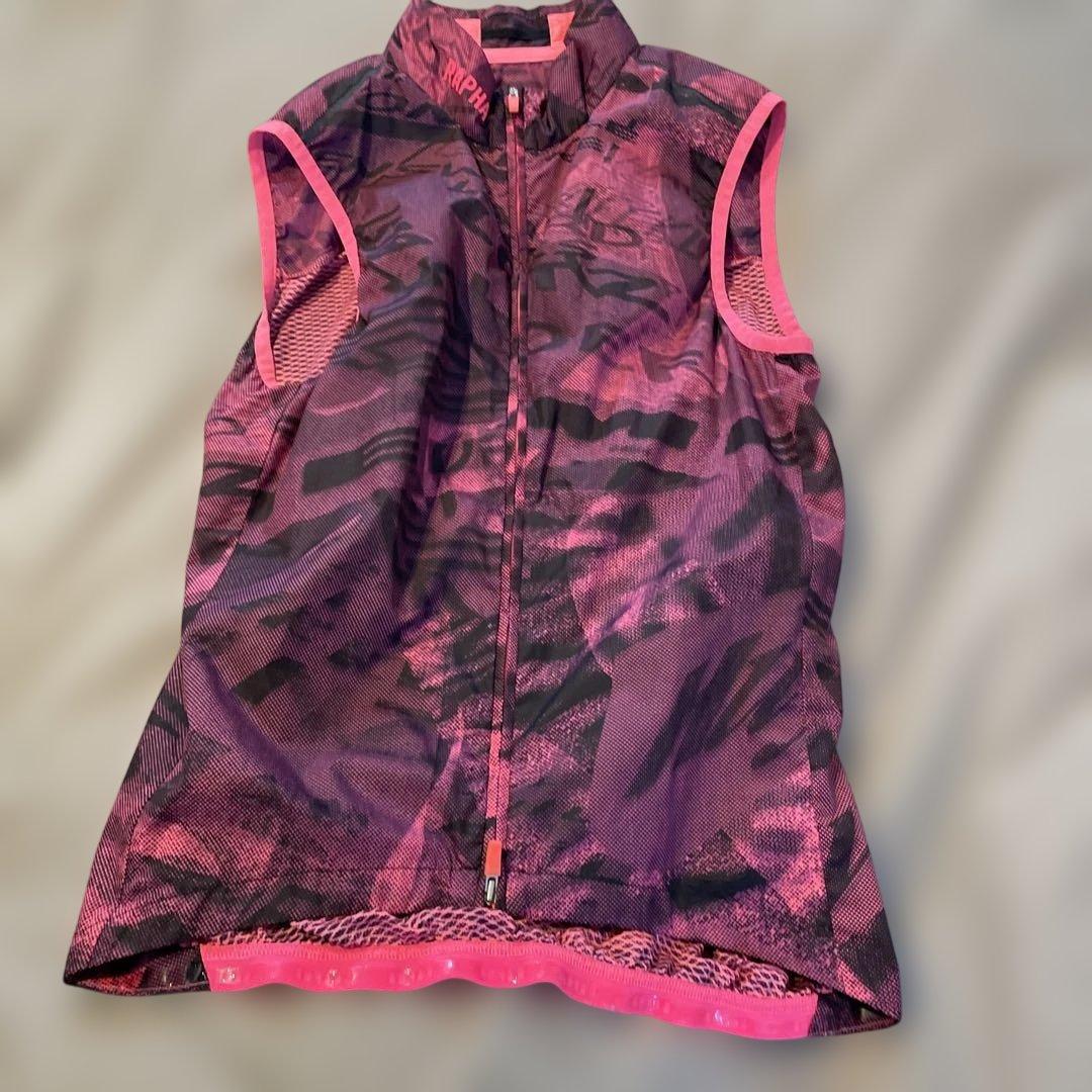 Rapha ピンクグラフィック サイクルジャージ とジレのセット