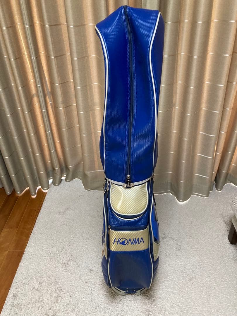 ホンマ 本間キャディバッグ 中古 青 9型