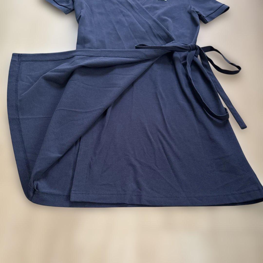 【新品】 ラコステ ラップアラウンド ポロドレス　ワンピースEF1492L 36