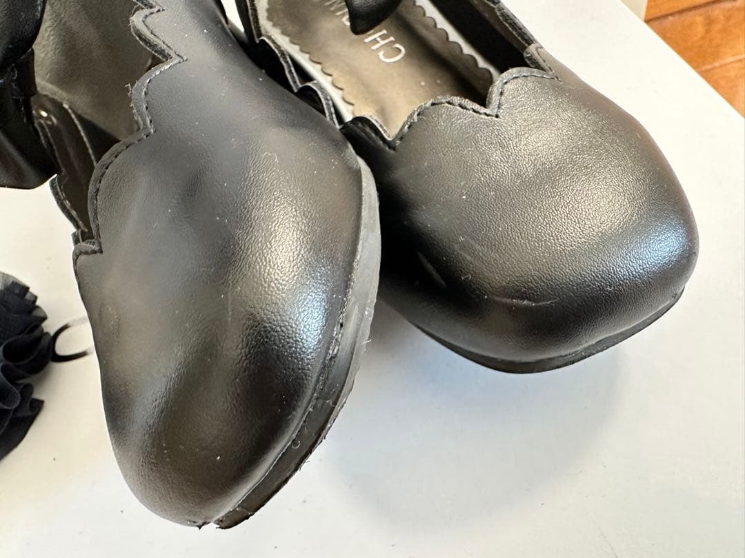 【美品】CHOPIN ショパン フォーマルドレス120㎝　シューズ19㎝