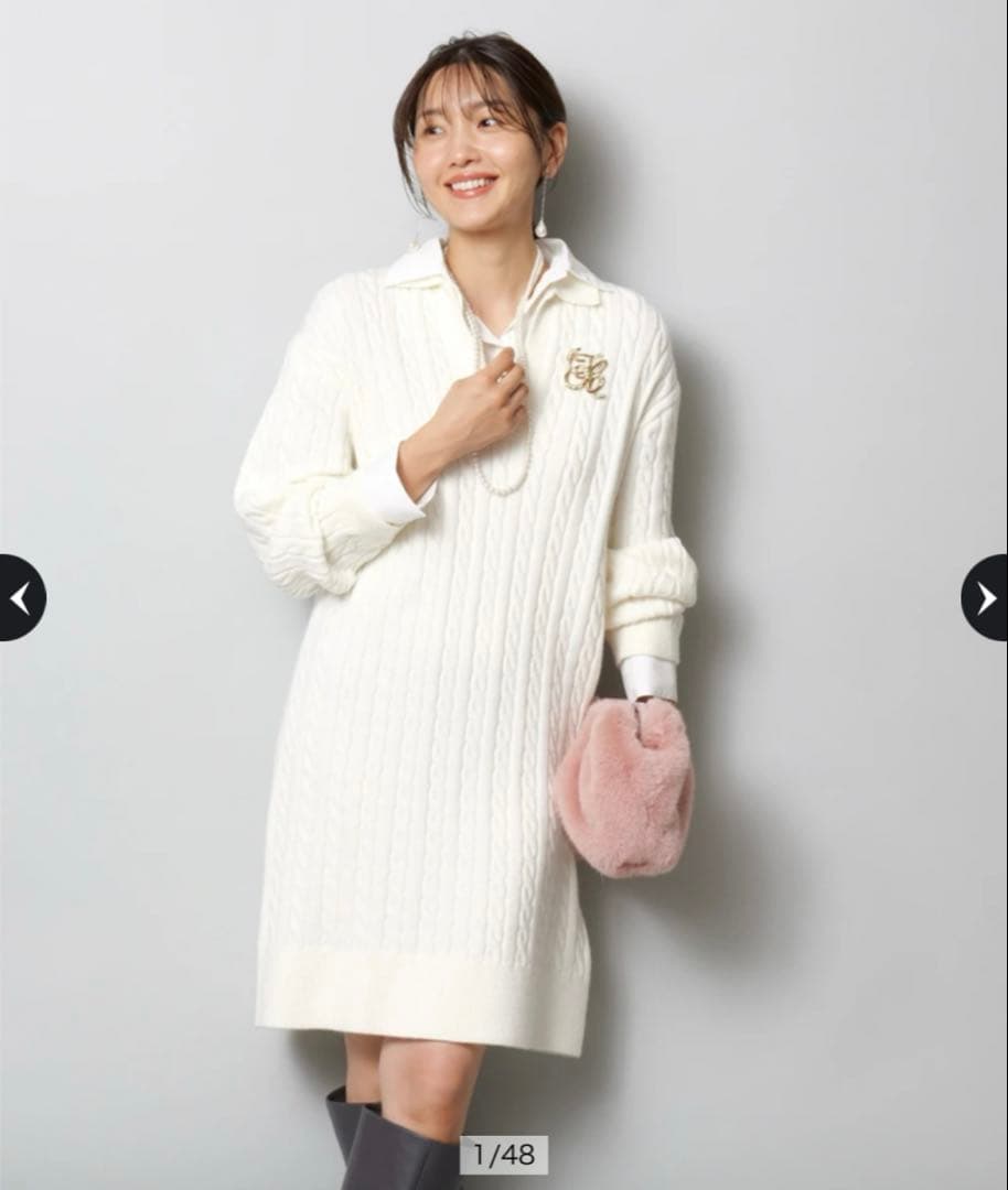 JUSGLITTY レイヤードケーブルミニワンピース 新品タグ付き - メルカリ