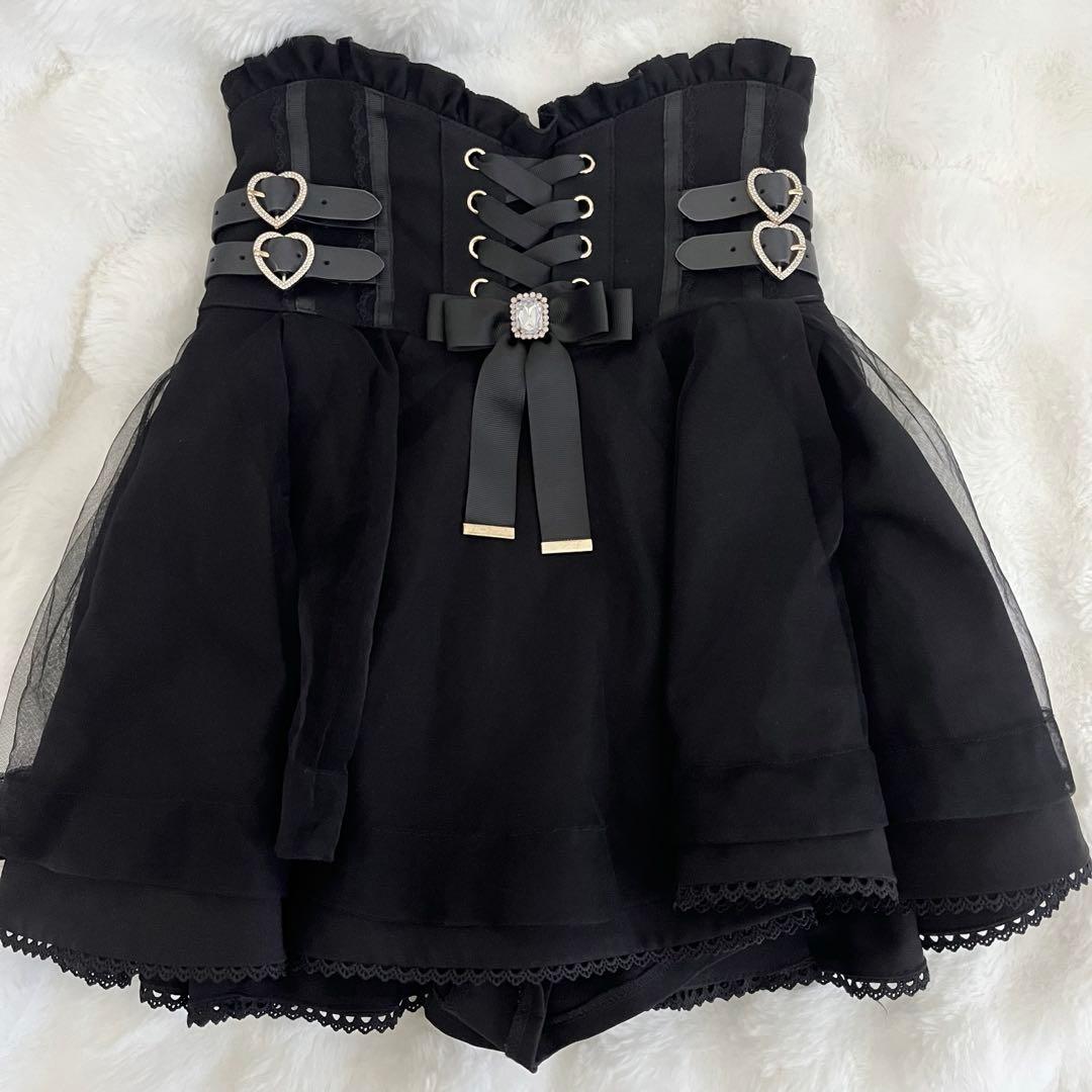 LIZLISA レースアップコルセットライクスカパン - メルカリ