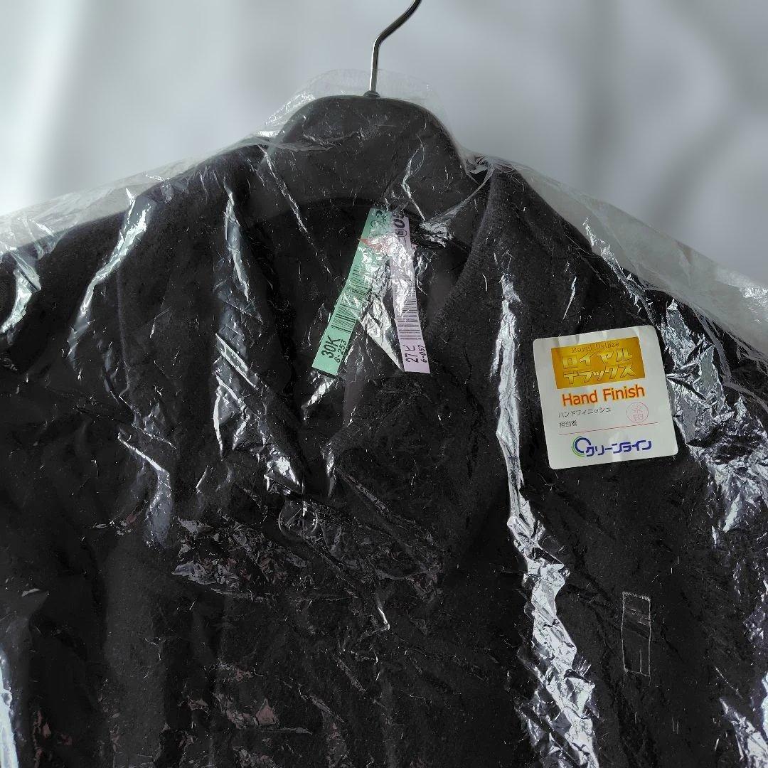 【k】　YUES SAINT LAURENT　ステンカラーコート濃紺　A5