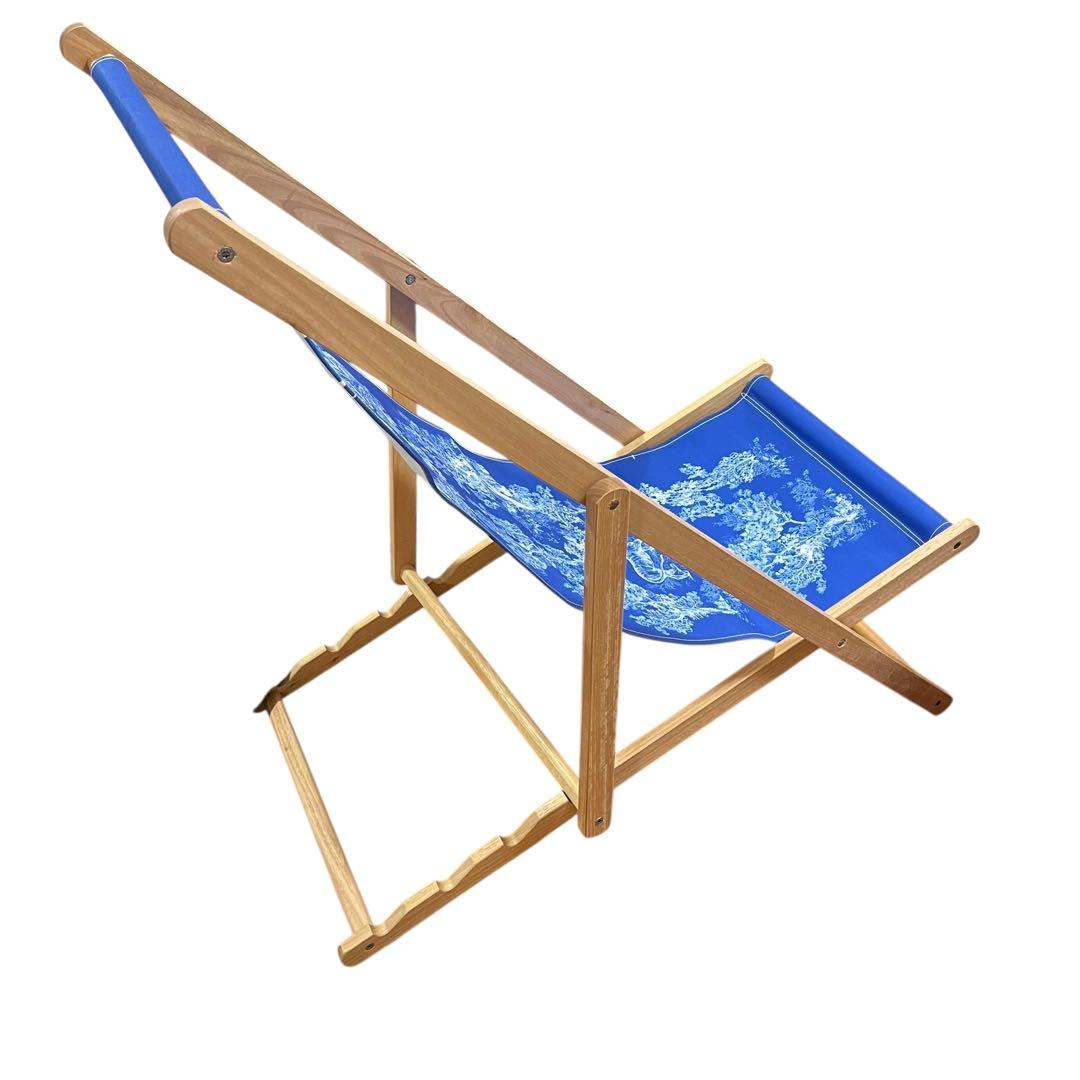 Christian Dior Dioriviera デッキチェア ブルー