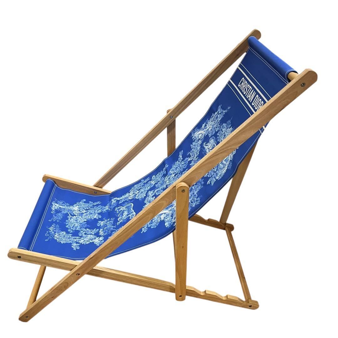 Christian Dior Dioriviera デッキチェア ブルー
