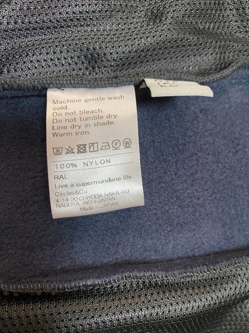 RAL Tonbo Jacket グレー　S サークルズ トンボ ジャケット