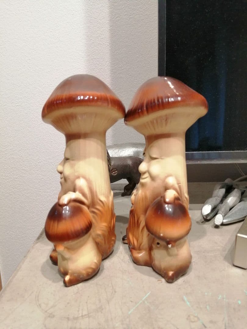 50s 激レア　キノコ　ビンテージ　置物　S&P　ミッドセンチュリー　2